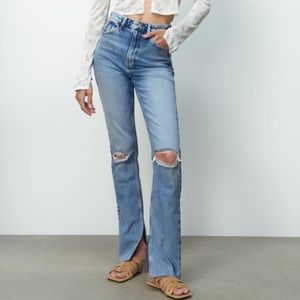 Zara high rise slim fit